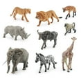 thumbnail image 1 of Animals Figures Toys, Simulation Wild Zoo Animals Figurines Plastic African Jungle Animals Playset, 9Pcs/set, 1 of 4