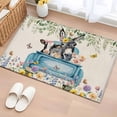 thumbnail image 1 of Animals Flowers 2'x3' Washable Rug, Weeping Spring Floral Elegant Pastoral Rustic Non-Slip Soft Doormat Area Rugs for Entrance Bathroom Bedsides, Carpet for Kitchen Bedroom, Entryway Floor Mat, 1 of 9