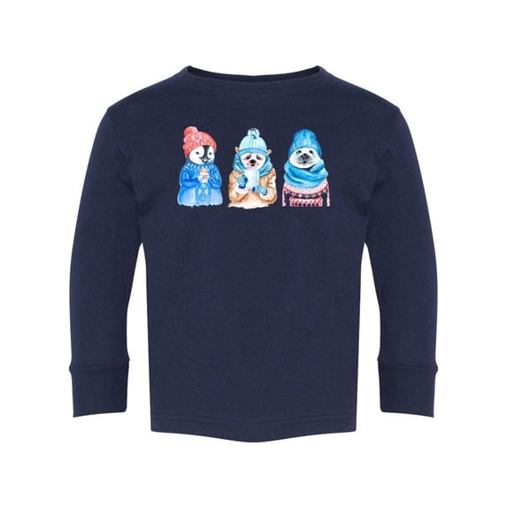 Animals In Winter Weather Long Sleeve Toddler -Image by Shutterstock, 2 Toddler