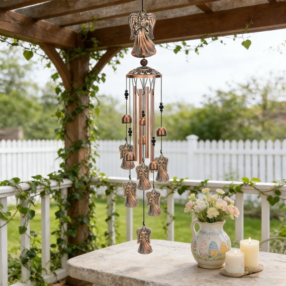 Animals Iron Wind Chime 5x35 Inch Outdoor Garden Decor Metal Chime for Home Patio Balcony Holiday Souvenir Gift Handcrafted with Sound Rustproof Decorative Art for Yard Unique Gift for Bird Lovers