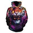 thumbnail image 1 of Animals Lion Tiger 3d Sweatshirts Hoodie Fashion Casual Personality Men's Women Street Hoodie Pullovers Long Sleeve Comfortable Top, 1 of 6