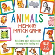 Animals Memory Match Game Set of 72 Cards Other