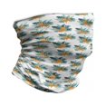 thumbnail image 1 of Animals Neck Gaiter, Cheetah Greenery Pattern, Unisex, Orange Dark Teal, by Ambesonne, 1 of 1