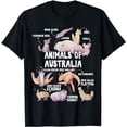 thumbnail image 1 of Animals Of Australia Australian Animal Educational Gift Cute T-Shirt, 1 of 5