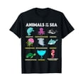 thumbnail image 1 of Animals Of The World Sea Creatures Funny Ocean Humor Meme T-Shirt, 1 of 5