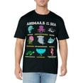 thumbnail image 1 of Animals Of The World Sea Creatures Funny Ocean Humor Meme T-Shirt, 1 of 4