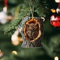 thumbnail image 1 of Animals Ornaments, Spring Winter Animals Ornaments, Owl Forest Animal Decoration for Animal Lovers, Animal Christmas Tree Charm, Ornaments, Best Gifts for Family Friends-Rearview Backpack, 1 of 5