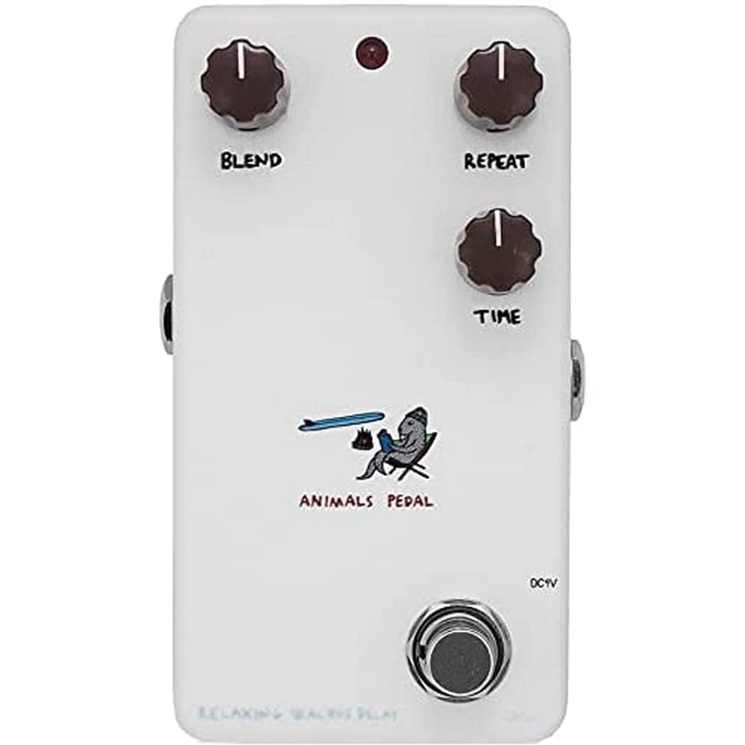 Animals Pedal Relaxing Walrus Delay V2 Effects Pedal White