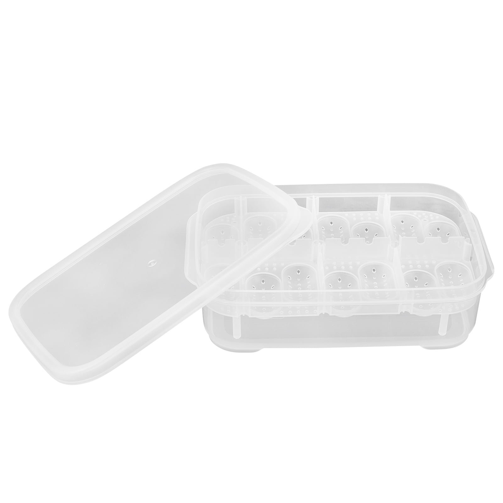 Animals Reptile Egg Incubator Supply Breeding Box Incubation Tray White