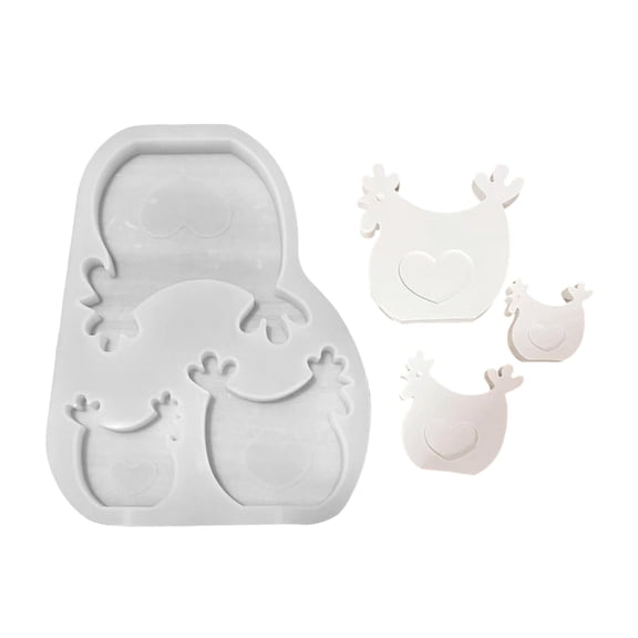 Animals Silicone Molds Hen Candle Molds Epoxy Resin Molds Chicken Craft Molds Handmade Castings Molds Plasters Molds