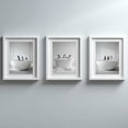 thumbnail image 1 of Animals Taking a Bath Abstract Funny Canvas Painting Print Wall Art for Living Room Bathroom Decoration Frameless, 1 of 7