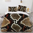 thumbnail image 1 of Animals Texture Snake Duvet Cover Polyester Tiger Snake Leopard Print King for Children Boys Adult, 1 of 5