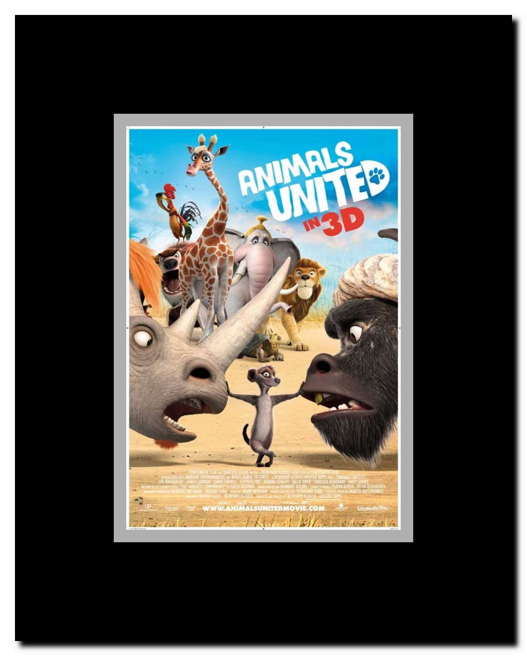 Animals United Framed Movie Poster