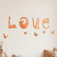 thumbnail image 1 of Animals Wall Decals Glow in the Dark, Girls Boys Waterproof Decoration for Living Room Wall Bathroom Toilet 3 Sets Orange Cats 11.4" x 7.9", 1 of 7