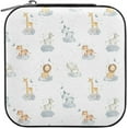 thumbnail image 1 of Animals Watercolor Jewelry Box for Women Girls PU Leather Jewelry Organizer Portable Travel Jewelry Case for Small Ring Earring Necklace Women Gifts, 1 of 7