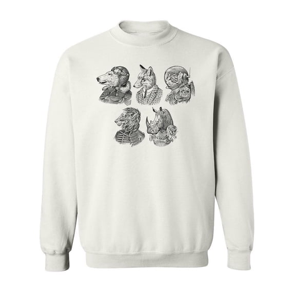 Animals With Professions Sweatshirt Men -Image by Shutterstock, Male Small