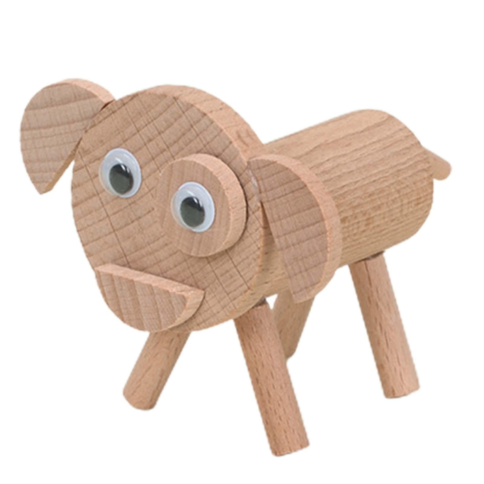 Animals Wood Puzzle Educational Toys Early Leaning Education Toy DIY 3D