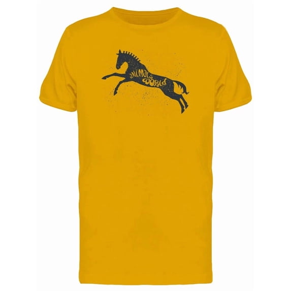 Animals World Horse Silhouette Tee Men's -Image by Shutterstock