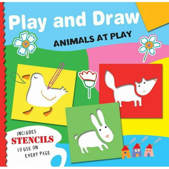 Play and Draw: Animals at Play (Hardcover)