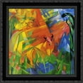 thumbnail image 1 of Animals in a Landscape 20x20 Black Ornate Wood Framed Canvas Art by Marc, Franz, 1 of 2