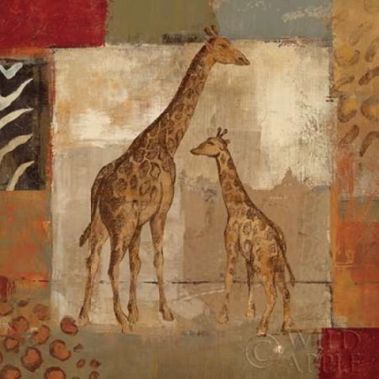 Animals on Safari IV Canvas Art - Silvia Vassileva (24 x 24)
