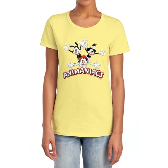 Animaniacs Animaniacs Trio Women's T Shirt, Banana, Medium