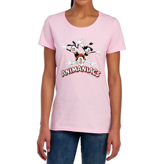 Animaniacs Animaniacs Trio Women's T Shirt, Pink, Large