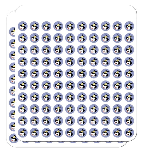 Animaniacs Dot Head Planner Calendar Scrapbooking Crafting Stickers