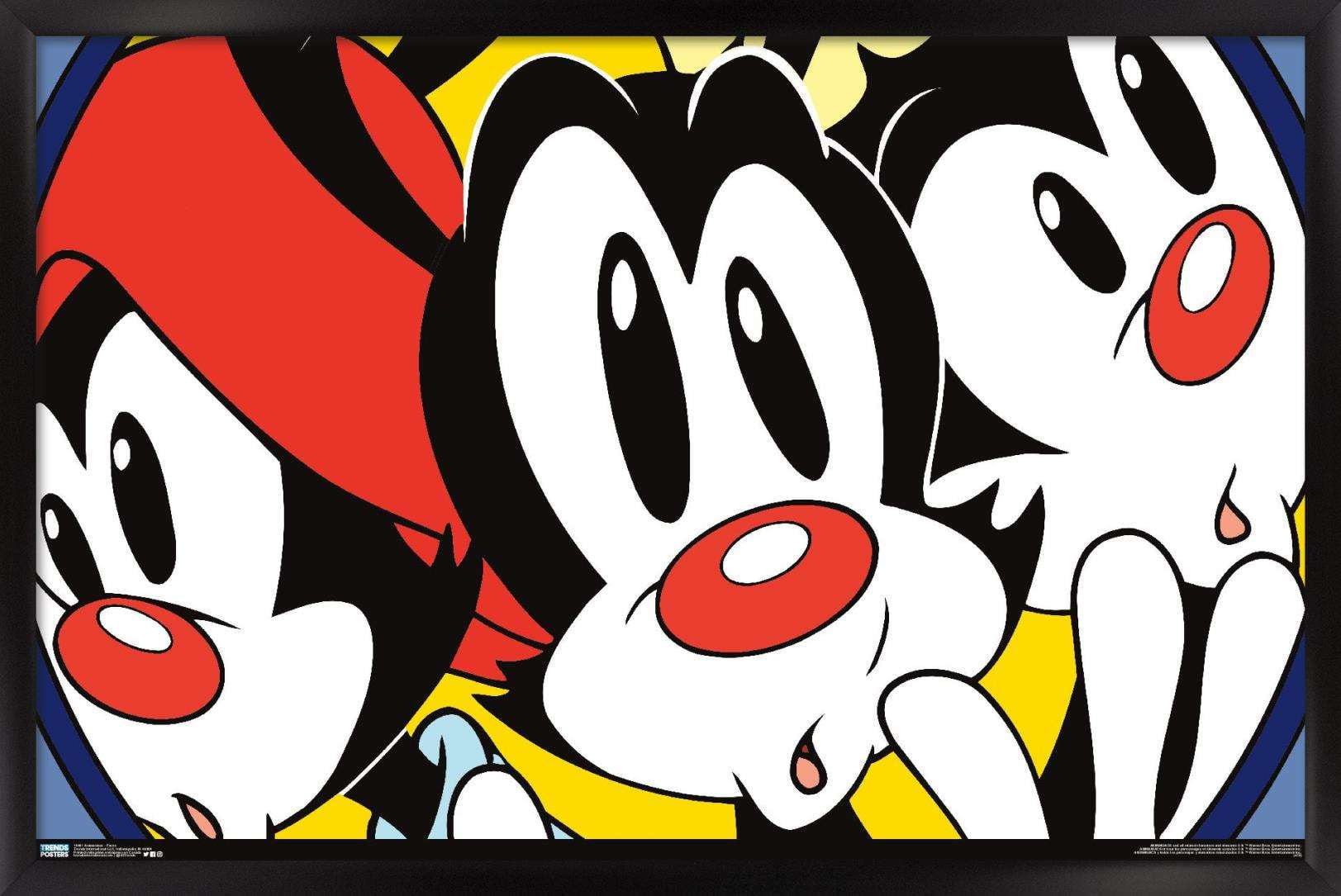 Animaniacs - Faces Wall Poster, 14.725" x 22.375", Framed