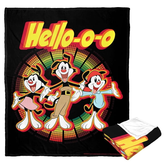 Animaniacs Hellooo Kids Silk Touch Throw Blanket