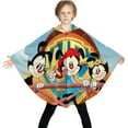 thumbnail image 1 of Animaniacs Kids Flannel Wearable Blanket, Warm Shawl Blanket Comfy Poncho Soft Cozy Throw Blanket Hoodie for Boys Girls Birthday Gifts, 1 of 7