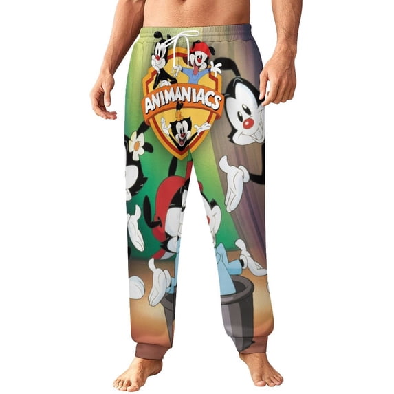 Animaniacs Men's Athletic Joggers Stretch Sweatpants Running Workout Gym Track Golf Pants for Men