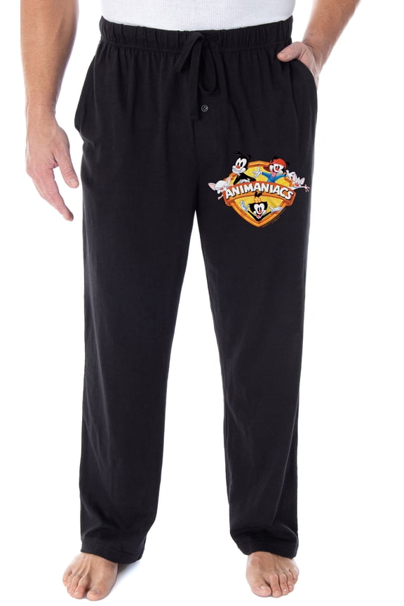 Animaniacs Men's Wakko Yakko Dot Pinky And The Brain Loungewear Pajama Pants