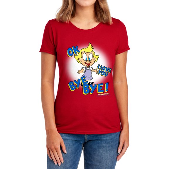 Animaniacs Mindy Women's T Shirt, Red, Large