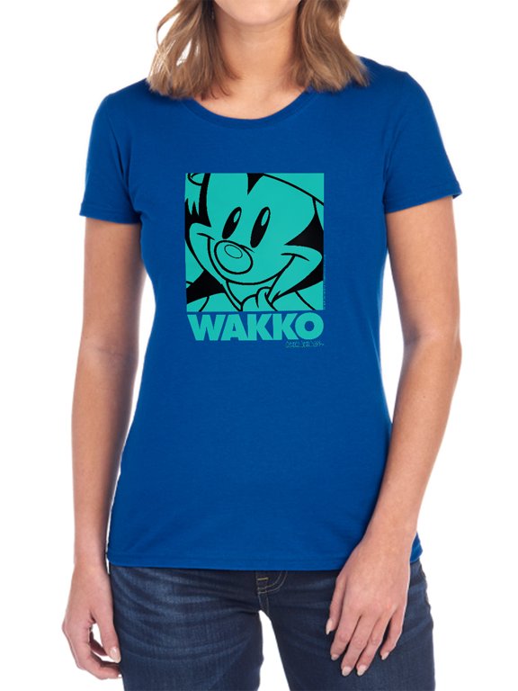 Animaniacs Pop Wakko Women's T Shirt, Royal, X-Large