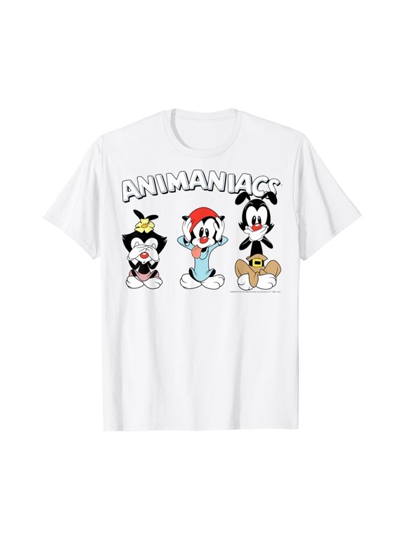 Animaniacs Yakko Wakko & Dot See Hear Speak No Evil T-Shirt