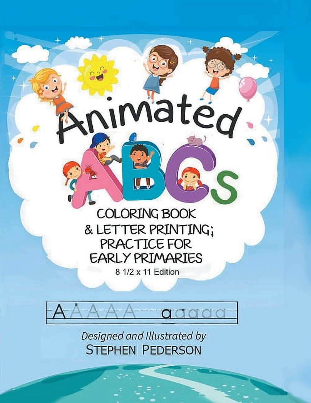 Animated ABC's: Coloring Book & Letter Printing Practice for Early ...