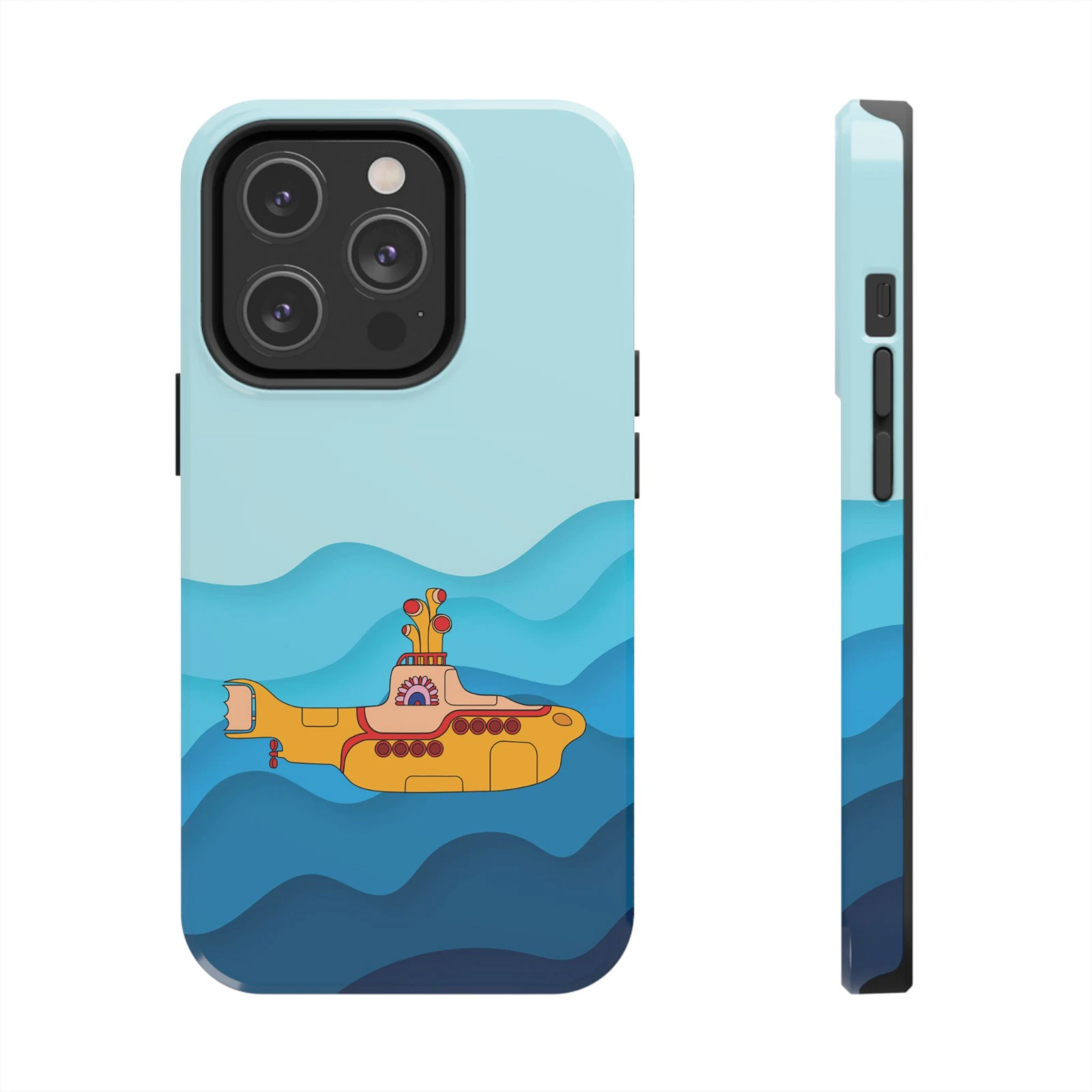 Animated Band Yellow Submarine Inspired Heavy-Duty Protective Case for ...