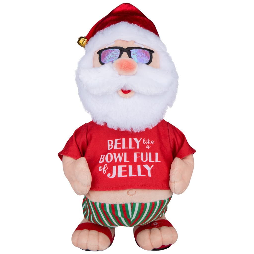 Animated Belly Shaking Beach Santa Claus Waddler Dancing - Walmart.com