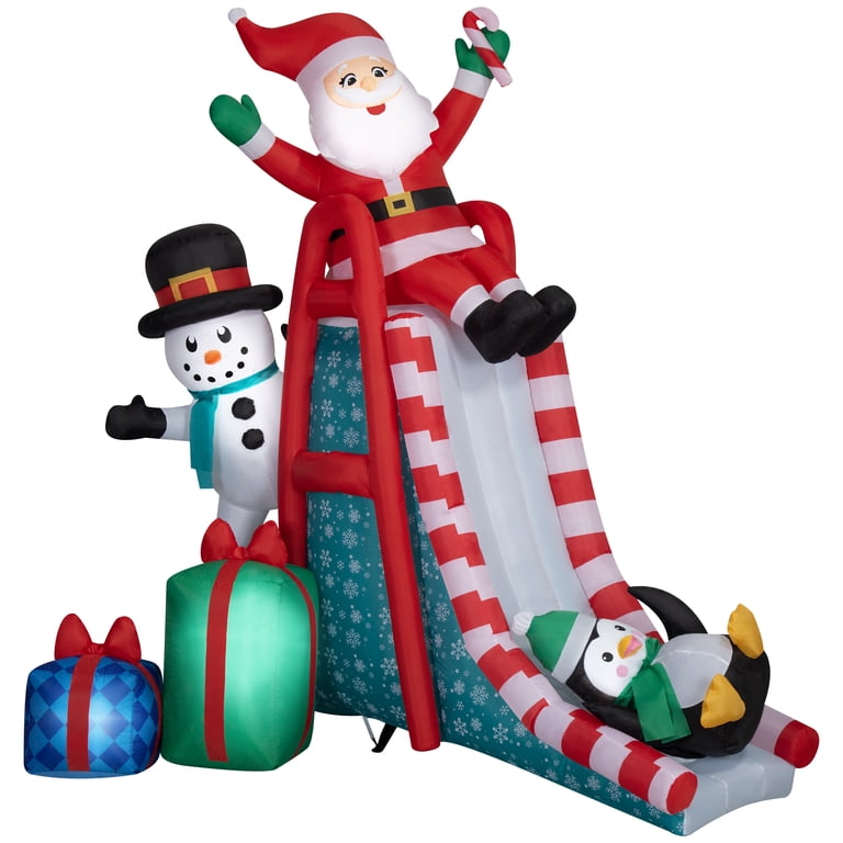 Interactive Santa Inflatable Santa Christmas Inflatables AFINETH 6FT Christmas Inflatable Santa