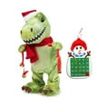 thumbnail image 1 of Animated Christmas Decorations with Felt Advent Calendar, Christmas Hanging Ornaments, Musical Christmas Decorations, 1 of 1