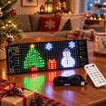 Animated Christmas LED Rear Window Soft Screen for Car, App Controlled ...