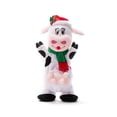 thumbnail image 1 of Animated Christmas Plush Cow Stuffed Animal Sings Dances Twerking, 1 of 1