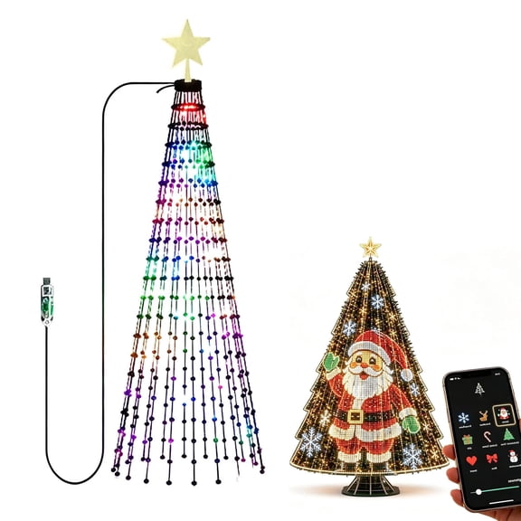 Animated Christmas Tree Lights,Smart App-Controlled