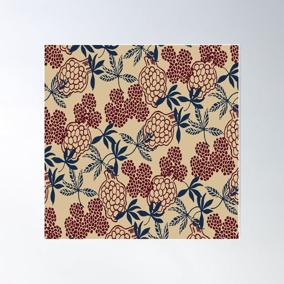 Animated Forest Poster Wall Art, Modern Wall Decor For Living Room Bedroom, 24x24 UNFRAMED