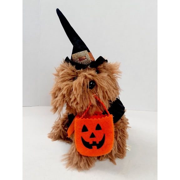 Animated Halloween Plush Puppy Dog Pirate Costume Sings Yo Ho Ho Song