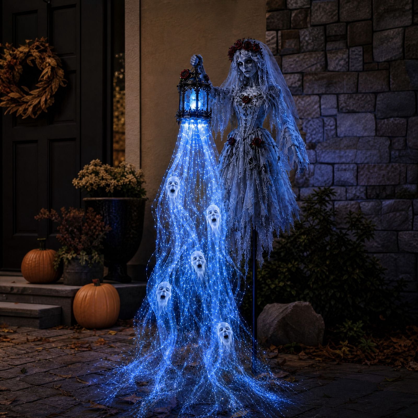 Animated Halloween Soul Harvester Garden Light Collection, Haunted ...
