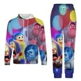 thumbnail image 1 of Animated Inside Out Unisex Hoodies And Sweatpants Set Sweatshirts Jogger Pants Hooded Hoody Tracksuits Set Suit Winter Daily Adult Sweatsuit 2 Pcs, 1 of 9