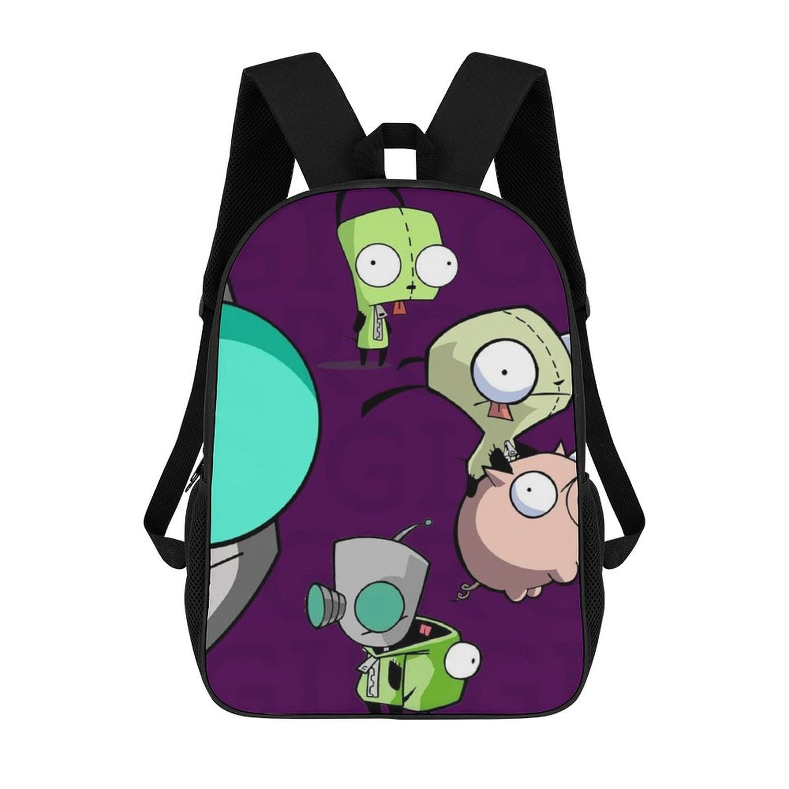 Animated Invader Zim School Bag Laptop Backpack Casual Shoulders ...