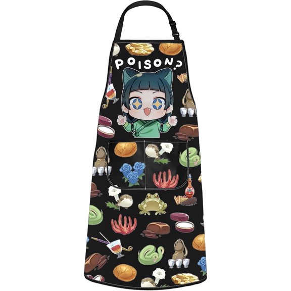 Animated Movie Fans Gift Anima Inspired Apron Apothecary Gift Poison Apron With Pockets